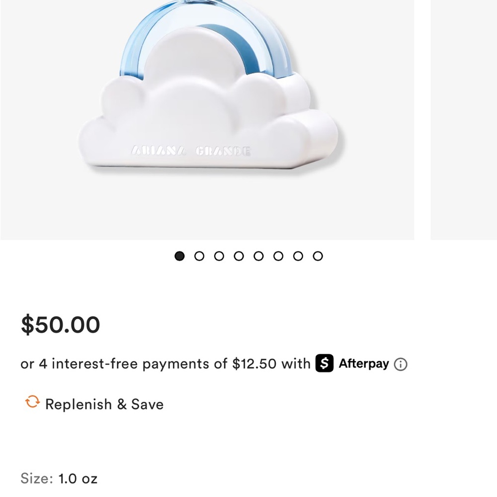 Ariana Grande Cloud Fragrance with Blue Handle